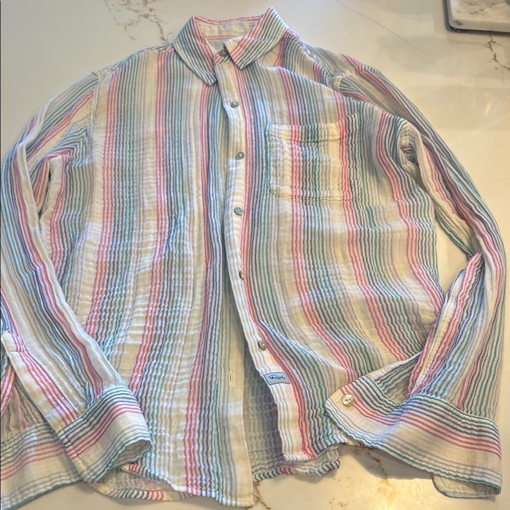 Rails women’s xs 100 % cotton button down